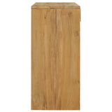 NNEVL Console Table 100x35x75 cm Solid Teak Wood