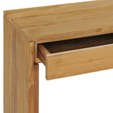 NNEVL Console Table 100x35x75 cm Solid Teak Wood
