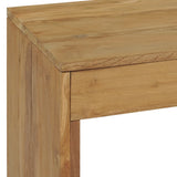 NNEVL Console Table 100x35x75 cm Solid Teak Wood
