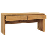 NNEVL TV Cabinet 100x35x45 cm Solid Teak Wood