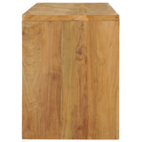 NNEVL TV Cabinet 100x35x45 cm Solid Teak Wood