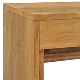 NNEVL TV Cabinet 100x35x45 cm Solid Teak Wood