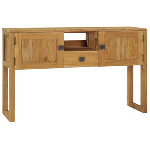 NNEVL Console Table 120x32x75 cm Solid Teak Wood