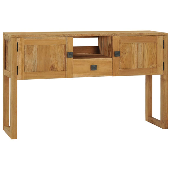 NNEVL Console Table 120x32x75 cm Solid Teak Wood