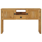 NNEVL Console Table 120x32x75 cm Solid Teak Wood