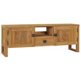 NNEVL TV Cabinet 120x32x45 cm Solid Teak Wood