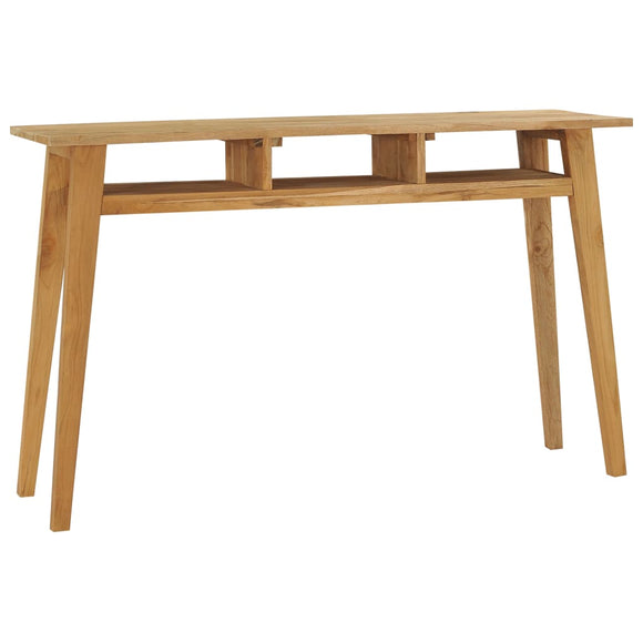NNEVL Console Table 120x35x75 cm Solid Teak Wood