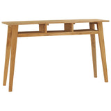 NNEVL Console Table 120x35x75 cm Solid Teak Wood