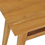 NNEVL TV Cabinet 120x35x45 cm Solid Teak Wood