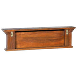 NNEVL Wall Mounted Coat Rack 70x10x20 cm Solid Teak Wood