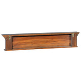NNEVL Wall Mounted Coat Rack 100x10x20 cm Solid Teak Wood