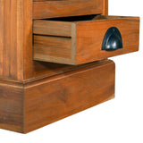 NNEVL 5-Drawer Cabinet 35x30x60 cm Solid Teak Wood