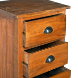 NNEVL Sideboard 45x35x110 cm Solid Teak Wood