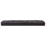 NNEVL Pallet Floor Cushions 2 pcs Cotton Black