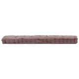 NNEVL Pallet Floor Cushions 2 pcs Cotton Taupe