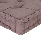 NNEVL Pallet Floor Cushions 2 pcs Cotton Taupe