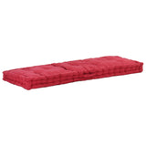 NNEVL Pallet Floor Cushions 2 pcs Cotton Burgundy