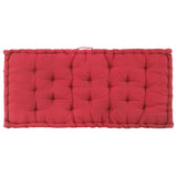 NNEVL Pallet Floor Cushions 2 pcs Cotton Burgundy