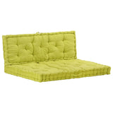 NNEVL Pallet Floor Cushions 2 pcs Cotton Green