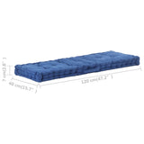 NNEVL Pallet Floor Cushions 2 pcs Cotton Light Blue