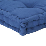 NNEVL Pallet Floor Cushions 2 pcs Cotton Light Blue