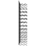 NNEVL Wall-mounted Wine Racks for 48 Bottles 2 pcs Black Iron