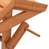 NNEVL Garden Wishing Well Planter 40x40x84 cm Firwood