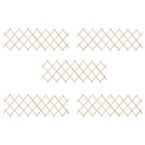 NNEVL Trellis Fences 5 pcs Firwood 180x60 cm