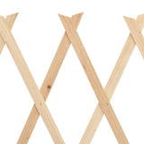 NNEVL Trellis Fences 5 pcs Firwood 180x60 cm