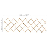 NNEVL Trellis Fences 5 pcs Firwood 180x60 cm