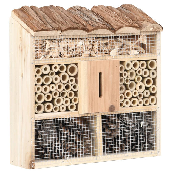 NNEVL Insect Hotel 30x10x30 cm Firwood