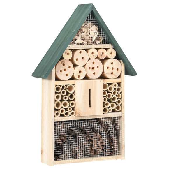 NNEVL Insect Hotel 31x10x48 cm Firwood