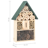 NNEVL Insect Hotel 31x10x48 cm Firwood