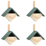 NNEVL Bird Houses 4 pcs 24x16x30 cm Firwood