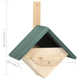 NNEVL Bird Houses 4 pcs 24x16x30 cm Firwood