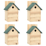 NNEVL Bird Houses 4 pcs 23x19x33 cm Firwood