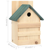 NNEVL Bird Houses 4 pcs 23x19x33 cm Firwood