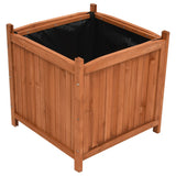 NNEVL Raised Beds 2 pcs 50x50x50 cm Firwood