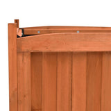 NNEVL Raised Beds 2 pcs 50x50x50 cm Firwood