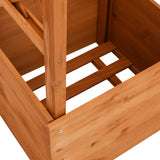 NNEVL Trellis Planter with Arch 49x39x130 cm Firwood