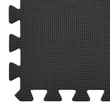 NNEVL Floor Mats 54 pcs 4.86㎡ EVA Foam Black