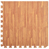 NNEVL Floor Mats 6 pcs Wood Grain 2.16 ㎡ EVA Foam