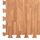 NNEVL Floor Mats 6 pcs Wood Grain 2.16 ㎡ EVA Foam