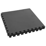 NNEVL Floor Mats 6 pcs 2.16 ㎡ EVA Foam Black