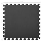 NNEVL Floor Mats 12 pcs 4.32 ㎡ EVA Foam Black