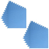 NNEVL Floor Mats 12 pcs 4.32 ㎡ EVA Foam Blue