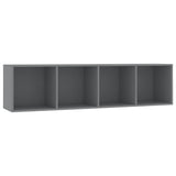 NNEVL Book Cabinet/TV Cabinet Grey 143x30x36 cm