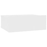 NNEVL Floating Nightstand White 40x30x15 cm Engineered Wood
