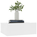NNEVL Floating Nightstands 2 pcs White 40x30x15 cm Engineered Wood