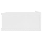 NNEVL Floating Nightstands 2 pcs White 40x30x15 cm Engineered Wood
